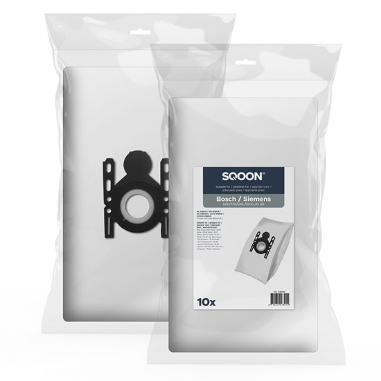 Picture of Auduma putekļu maisiņš SQOON 42025; Bosch/Siemens G-All 3-D; 10 gab.