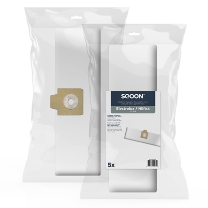 Picture of Auduma putekļu maisiņš SQOON 42120-5; Electrolux/Nilfisk UZ 934; 5 gab.