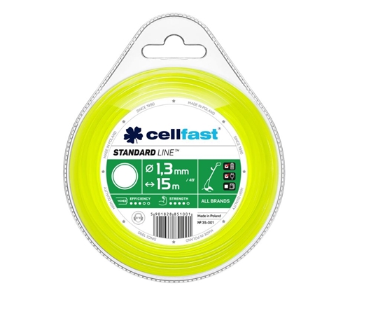 Picture of Aukla trimmerim Cellfast 35-001; 1,3 mm; 15 m