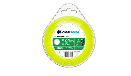 Picture of Aukla trimmerim Cellfast 35-004; 2,4 mm; 15 m