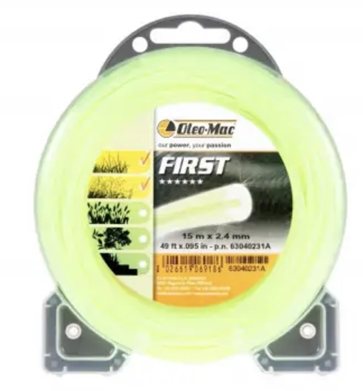 Picture of Aukla trimmerim Oleo-Mac 63040231A; 2,4 mm/15 m