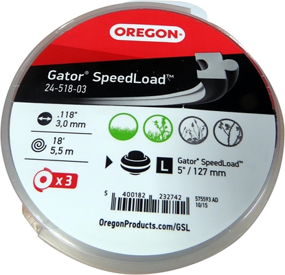 Изображение Aukla trimmerim Oregon GSL 24-518-03; 3,0 mm/5,5 m