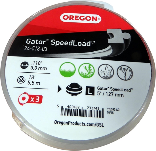 Изображение Aukla trimmerim Oregon GSL 24-518-03; 3,0 mm/5,5 m