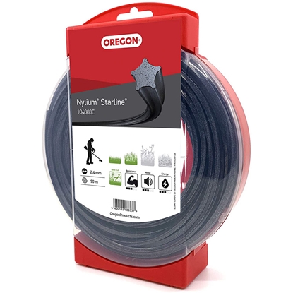 Изображение Aukla trimmerim Oregon Nylium 104883E; 2,4 mm / 90 m; 1 gab.