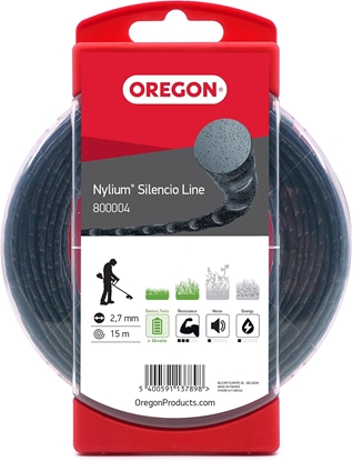 Attēls no Aukla trimmerim Oregon Nylium Silencio 800004; 2,7 mm/15 m