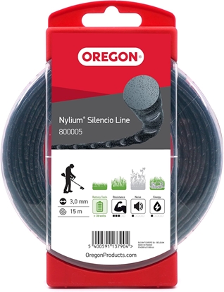 Attēls no Aukla trimmerim Oregon Nylium Silencio 800005; 3,0 mm/15 m