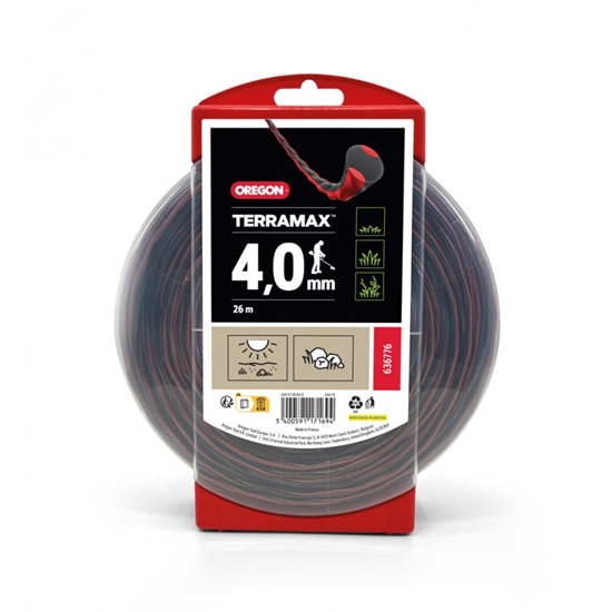 Picture of Aukla trimmerim Oregon TerraMax 636776; 4 mm x 26 m