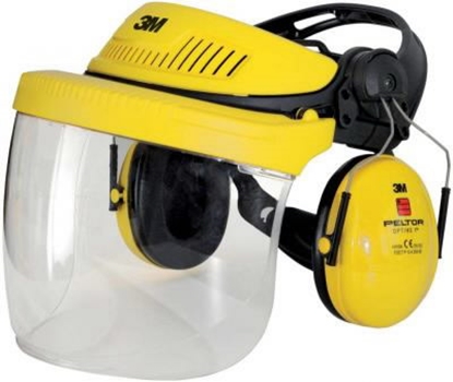 Attēls no Austiņas ar sejas aizsargu 3M Optime1 V5F