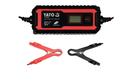 Attēls no Automašīnas akumulatora lādētājs Yato YT-83000; 6 V/12 V; 5-200 Ah
