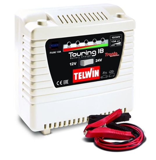 Изображение Automašīnas akumulatora lādētājs Telwin TOURING 18; 12-24 V