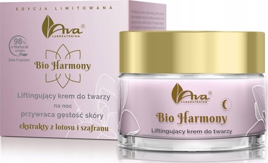 Picture of Ava Bio* Harmony Liftingujcy krem do twarzy na noc przywraca gsto skóry, 50 ml