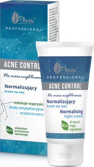 Изображение Ava Control Professional Normalizujcy krem na noc, 50ml