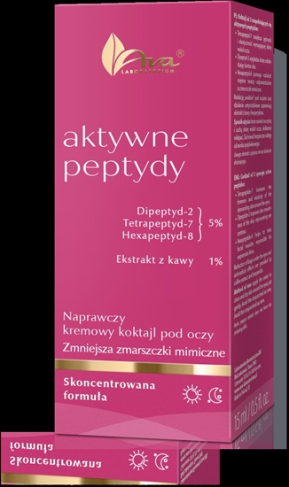 Picture of AVA LABORATORIUM_Aktywne Peptydy naprawczy kremowy koktajl do pod oczy 15ml