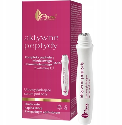 Изображение AVA LABORATORIUM_Aktywne Peptydy ultrawygadzajce serum pod oczy 15ml