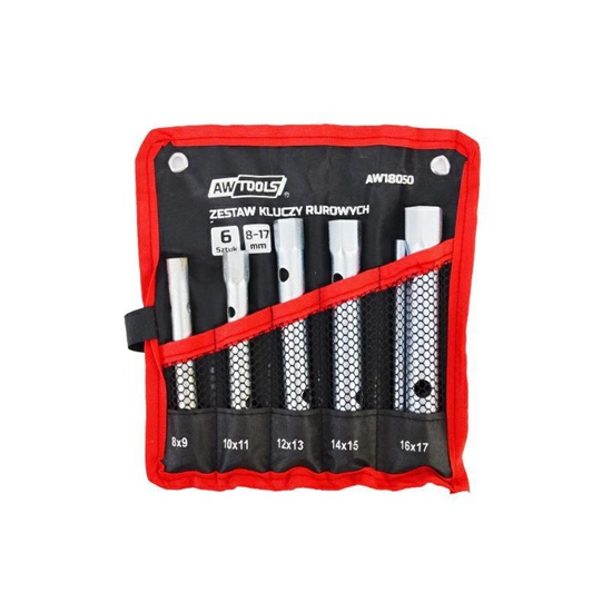 Picture of AWTools AWTOOLS KLUCZE RUROWE 6szt. /8mm-17mm/
