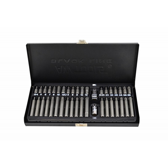Picture of AWTools AWTOOLS KOCÓWKI HEX / TORX / SPLINE KOMPLET 40 CZCI BL AW35120BL
