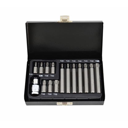 Attēls no AWTools AWTOOLS KOCÓWKI TORX 15elem. Z OTWOREM BL AW35117BL