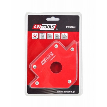 Attēls no AWTools AWTOOLS KTOWNIK SPAWALNICZY MAGNETYCZNY 22,5KG.102x155x17 AW50201
