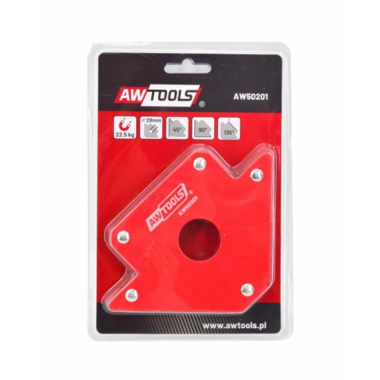 Picture of AWTools AWTOOLS KTOWNIK SPAWALNICZY MAGNETYCZNY 22,5KG.102x155x17 AW50201