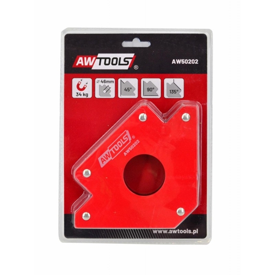 Picture of AWTools AWTOOLS KTOWNIK SPAWALNICZY MAGNETYCZNY 34,5KG.122x190x25 AW50202