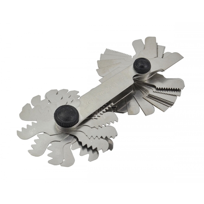 Picture of AWTools AWTOOLS SPRAWDZIAN GRZEBIENIOWY DO GWINTÓW METRYCZNYCH 60° 0,25-6,0mm I WHITWORTH 55° 4-62 BSW