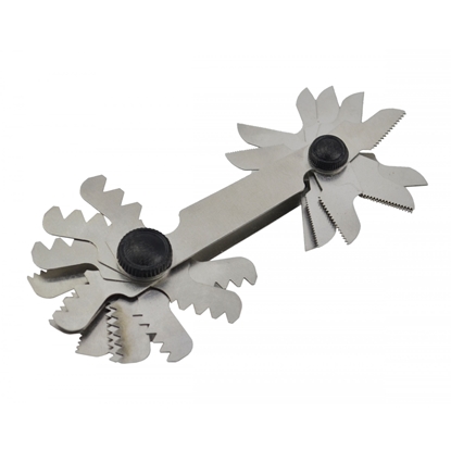 Picture of AWTools AWTOOLS SPRAWDZIAN GRZEBIENIOWY DO GWINTÓW METRYCZNYCH 60° 24 SZABLONY 0,25 - 6,0mm