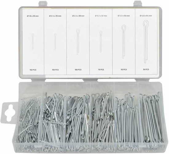 Изображение AWTools AWTOOLS ZAWLECZKI PROSTE 555szt. MIX