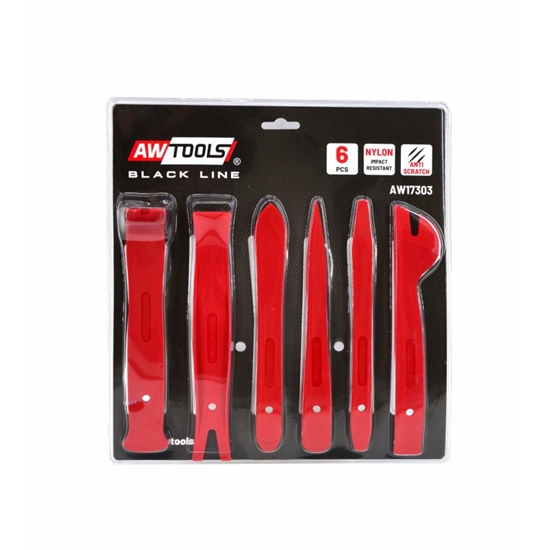 Изображение AWTools AWTOOLS ZESTAW CIGACZY DO TAPICERKI NYLON 6cz. AW17303
