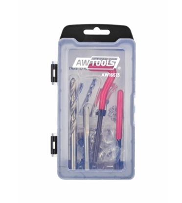 Изображение AWTools AWTOOLS ZESTAW DO NAPRAWY GWINTÓW M10x1.5 30 szt.