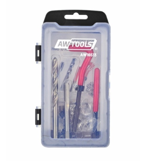Изображение AWTools AWTOOLS ZESTAW DO NAPRAWY GWINTÓW M5x0.8 30 szt.