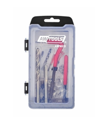 Изображение AWTools AWTOOLS ZESTAW DO NAPRAWY GWINTÓW M8x1.25 30 szt.