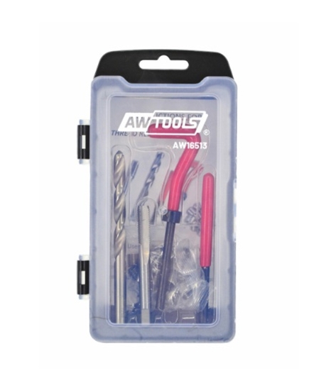 Изображение AWTools AWTOOLS ZESTAW DO NAPRAWY GWINTÓW M8x1.25 30 szt.