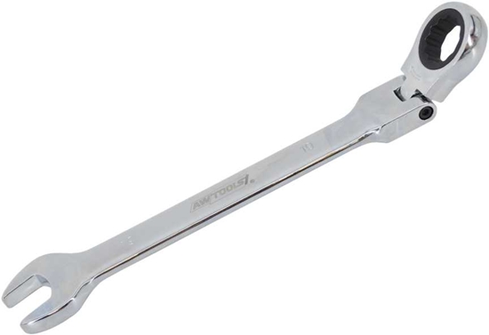 Изображение AWTOOLS KLUCZ PASKO-OCZKOWY Z GRZECHOTK PRZEGUBOWY 15mm