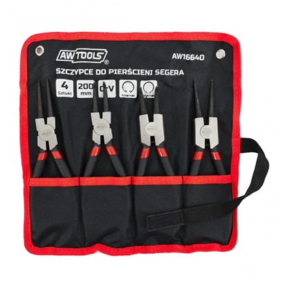 Изображение AWTools szczypce segera 200mm, 4 sztuki, etui (AW16640)