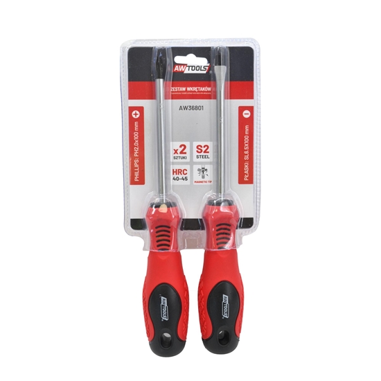 Picture of AWTools Zestaw wkrtaków S2 2szt. (AW36801)