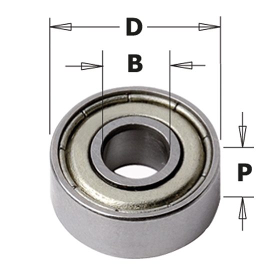 Picture of Balsta gultnis CMT 791.023.00; 13x6x5 mm