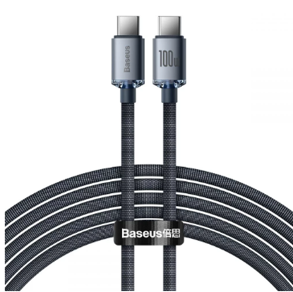 Attēls no Baseus Crystal Shine Cable USB-C 100W 2m