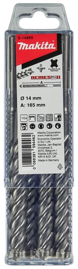 Picture of Betona urbis Makita E-14869 Nemesis II; SDS-plus; 14x165 mm; 10 gab.