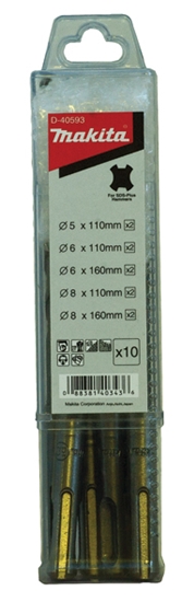 Изображение betona urbju komplekts Makita; 5/6/8 mm