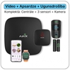 Picture of Bezvadu GSM / Ethernet apsardzes komplekts ar VIDEO NOVĒROŠANU un UGUNSDROŠĪBU :: Melns