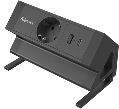 Picture of Biurko Fellowes Modu zasilajcy biurkowy 1xgniazdo, USB-A, USB-C sch