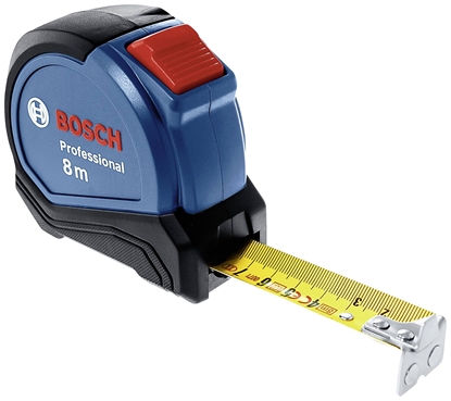 Attēls no Bosch 1 600 A01 V3S tape measure 8 m Black, Blue, Red