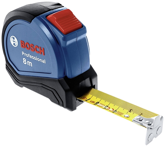 Picture of Bosch 1 600 A01 V3S tape measure 8 m Black, Blue, Red