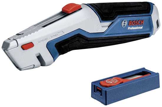 Picture of Bosch 1 600 A02 7M5 utility knife Blue Razor blade knife