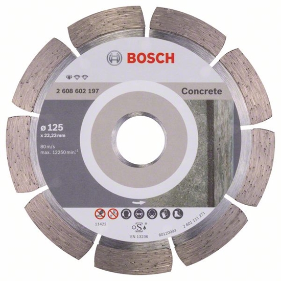 Изображение Bosch 2 608 602 197 angle grinder accessory Cutting disc