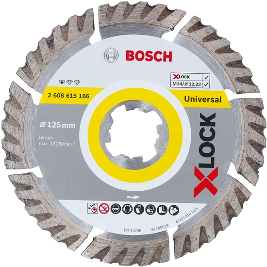 Picture of Bosch 2 608 615 166 angle grinder accessory Cutting disc