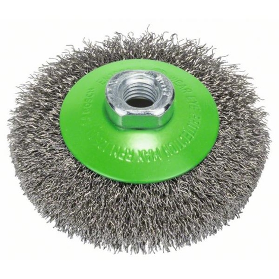 Picture of Bosch Bosch cone brush Clean for stainless steel, 100mm (for angle M14)