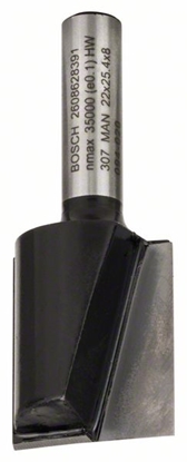 Изображение Bosch Bosch groove cutter Standard for Wood, 22mm, working length 24.6mm (shaft 8mm, double-edged)