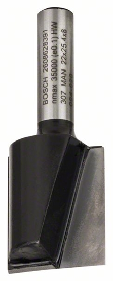 Изображение Bosch Bosch groove cutter Standard for Wood, 22mm, working length 24.6mm (shaft 8mm, double-edged)
