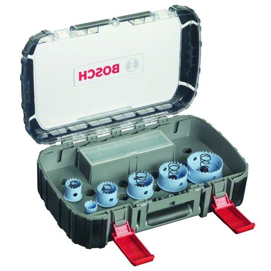 Picture of Bosch Bosch hole saw set Special for Sheet Metal Electrics, 22-64mm, 9-piece (in case)